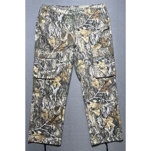 Realtree‎ Edge Camo Pants Mens XL (40x32) Cargo Pockets Stretch Hunting Outdoor